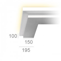 Lighting cornice 121 NOVA