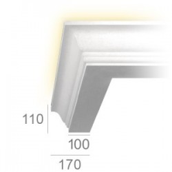 Corniche lumineuse 124