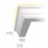 Corniche lumineuse 124