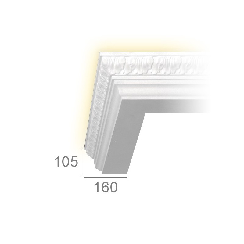 Lighting cornice 201