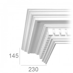 Corniche de plafond ornée...