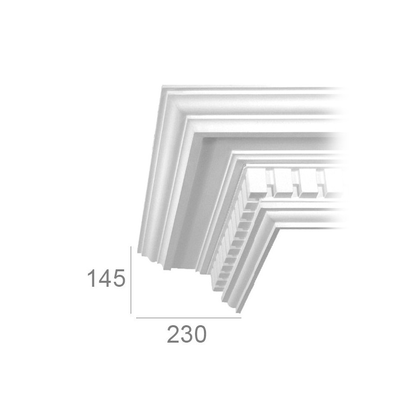 Ornamented ceiling cornice 191A BASSA