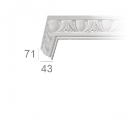 Ornamented ceiling cornice 127