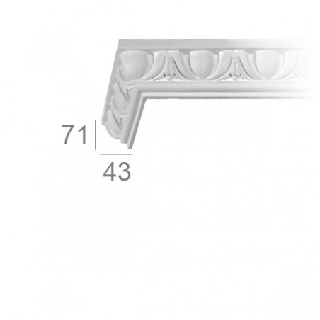 Ornamented ceiling cornice 127