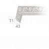 Ornamented ceiling cornice 127