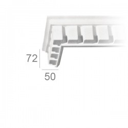 Corniche de plafond ornée 137a