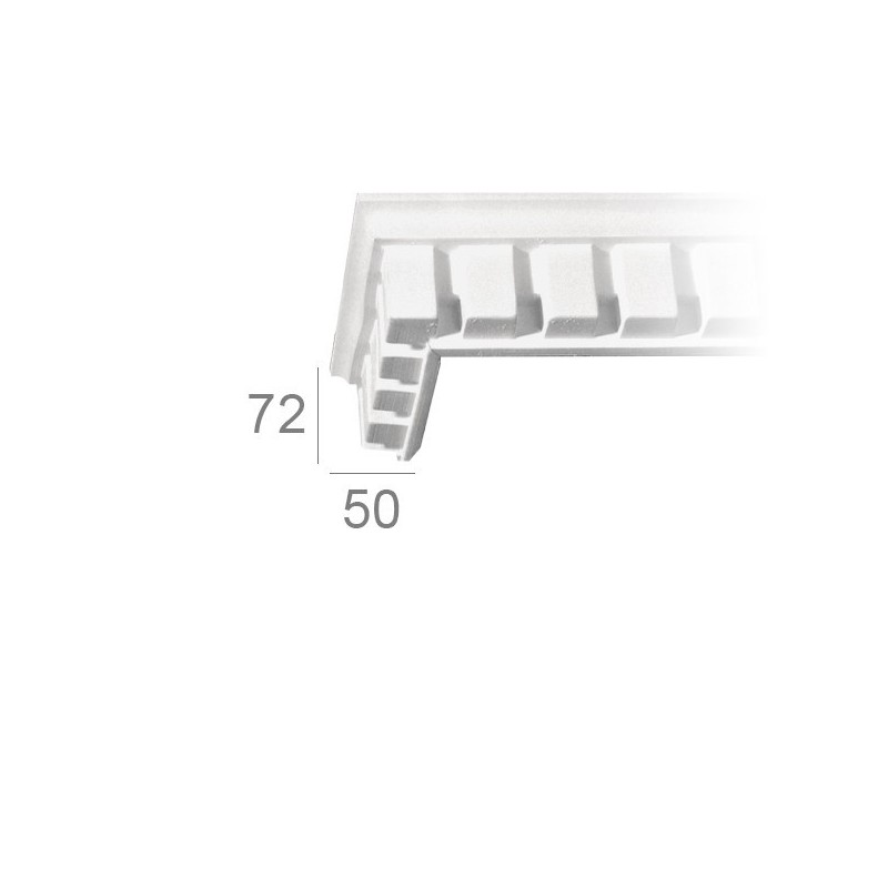 Ornamented ceiling cornice 137a