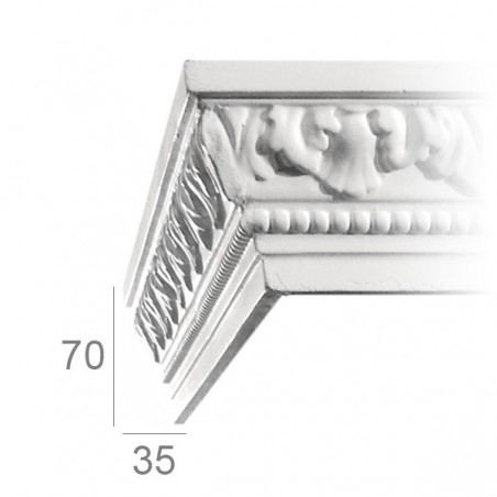 Corniche de plafond ornée 139