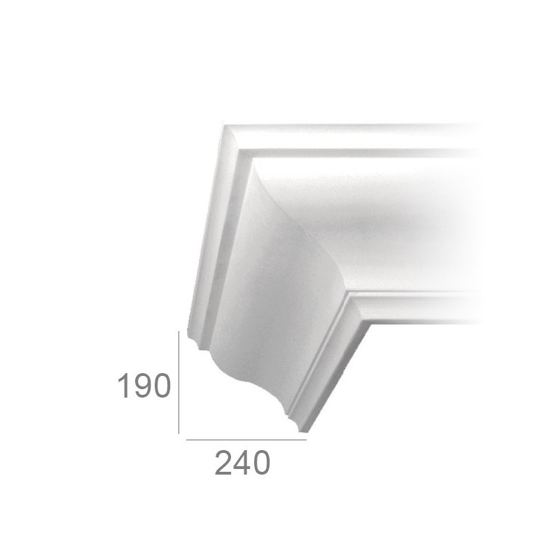 gypsum ceiling cornice rif.197
