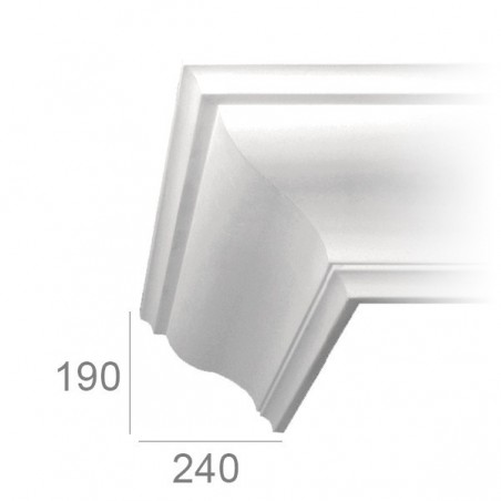 gypsum ceiling cornice rif.197