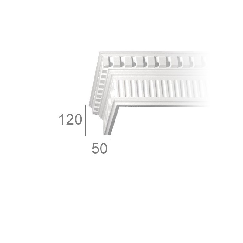 Ornamented ceiling cornice 347