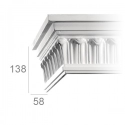 Corniche de plafond ornée 359