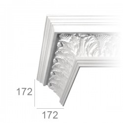 Corniche de plafond ornée...