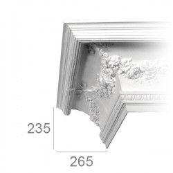 Ornamented ceiling cornice 422