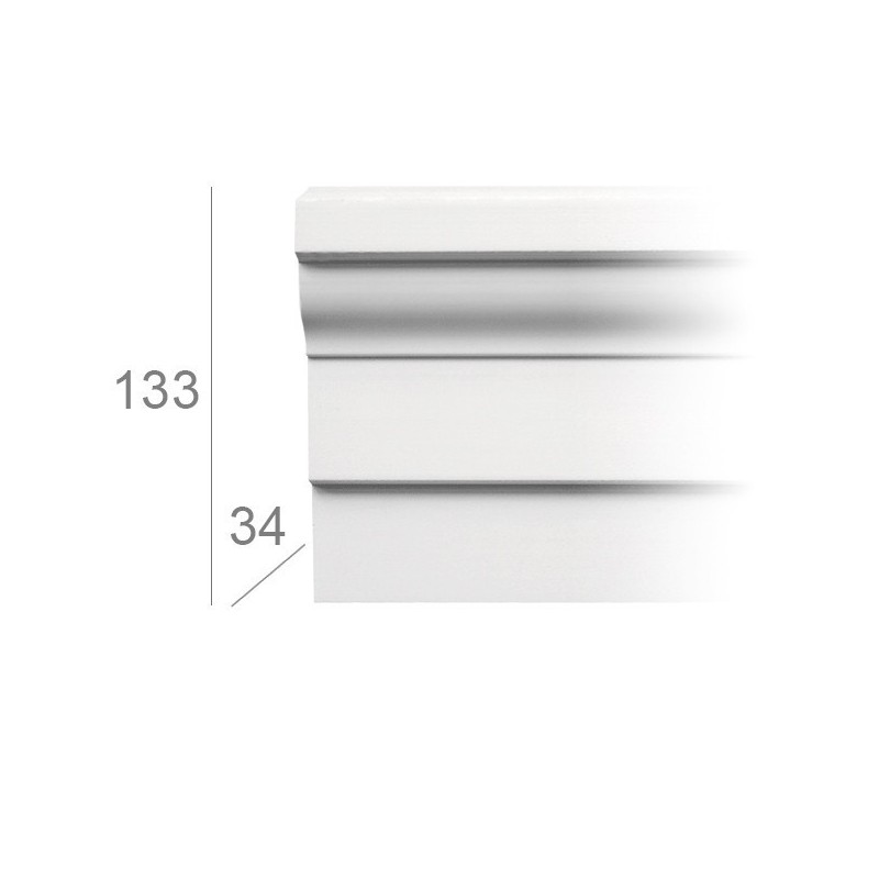 Bandeau moulure pour facade 3005