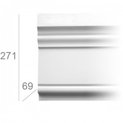 Gypsum mouldings facade 3008