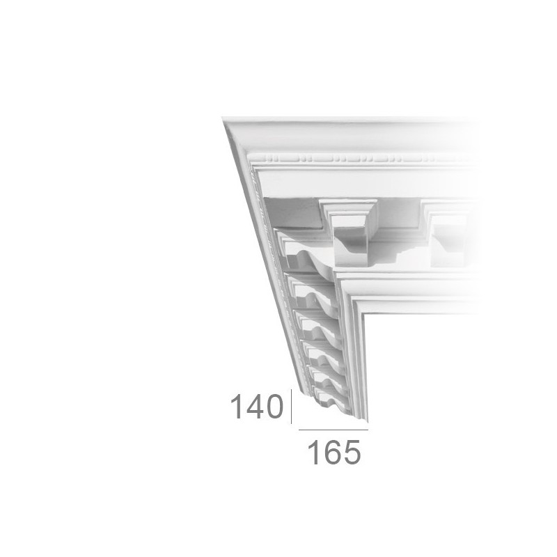 Corniche de plafond ornée 189