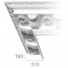 Ornamented ceiling cornice 202