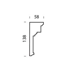 Ornamented ceiling cornice 359