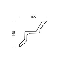 Ornamented ceiling cornice 189