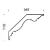 gipsum cornice with flower 190