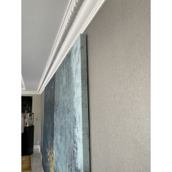 gipsum cornice with flower 190