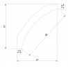 cornice in gesso 216M basic