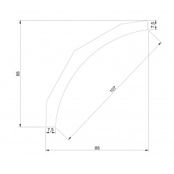 cornice in gesso 216L basic