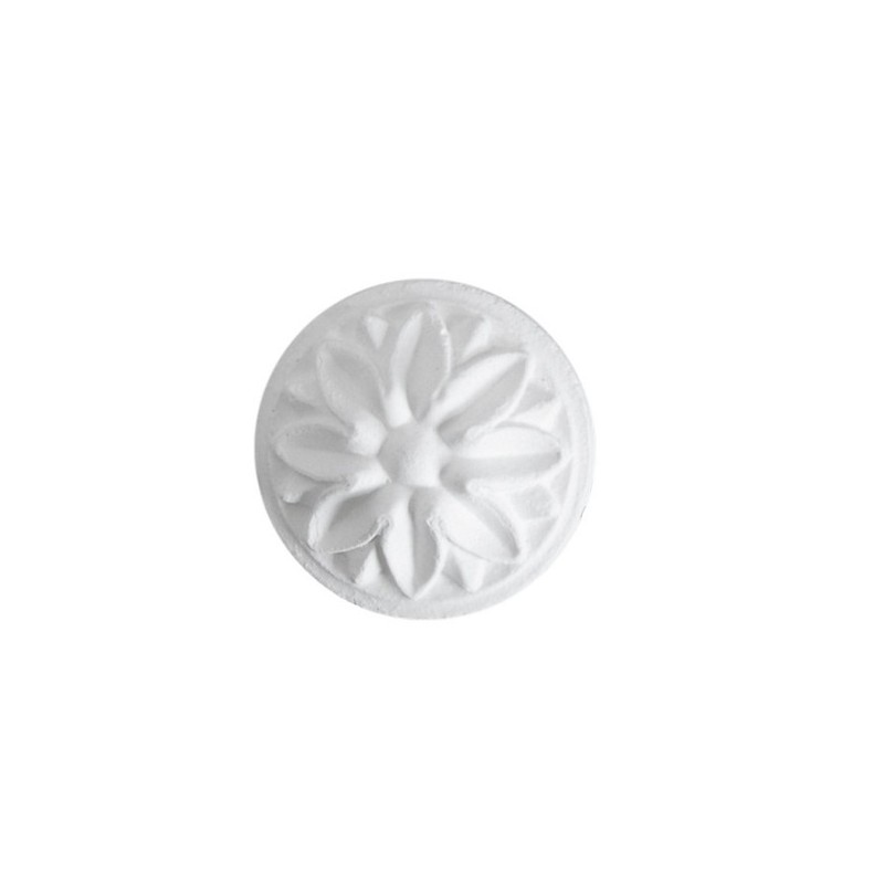 Ornement 297 Bouton floral rond moyen