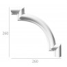 Angle 296 ppour moulure 222pm