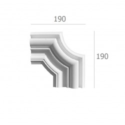angle 251 pour moulure 357