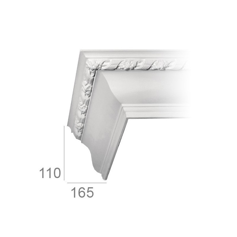 Ornamented ceiling cornice 190