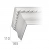 Ornamented ceiling cornice 190