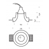 Recessed light 806CH CHAMBER