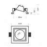 Recessed light 806E EDGE