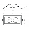 Recessed light 806EBIS EDGE BIS