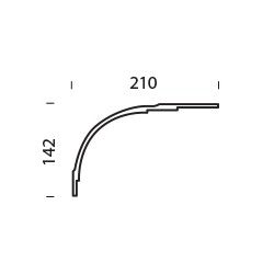Cornice per soffitto 180 STRADA