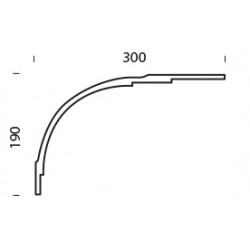 Ceiling cornice 181 STRADA