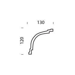 Cornice per soffitto 195