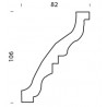 Ornamented ceiling cornice 196