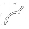 Corniche de plafond ornée 409 ATENA