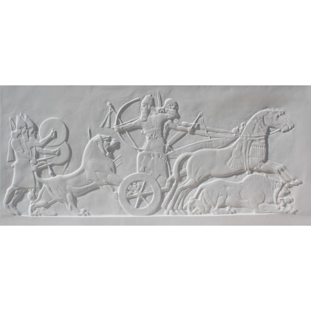 Bas-relief 1004 "La chasse aux lions"