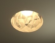Plaster recessed lights